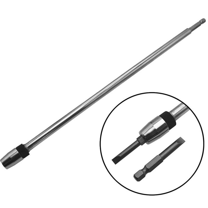 Bestgle 11.8 inches (300 mm) Hex Shaft Extension Bit, Extension