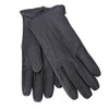 MGGM collection Men's Leather Gloves Touchscreen Cashmere Lined, Black, M,