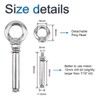 INCREWAY Expansion Bolt, 4 Pcs 304 Stainless Steel Ring Anchor