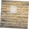jojofuny 2pcs Louvered Cover for Exterior Wall Exhaust Cap Easy