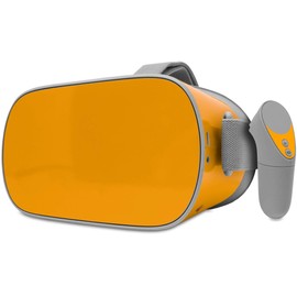 Decal Style Skin Wrap Compatible with Oculus Go Headset - Solids Collection Orange (Oculus NOT Included)