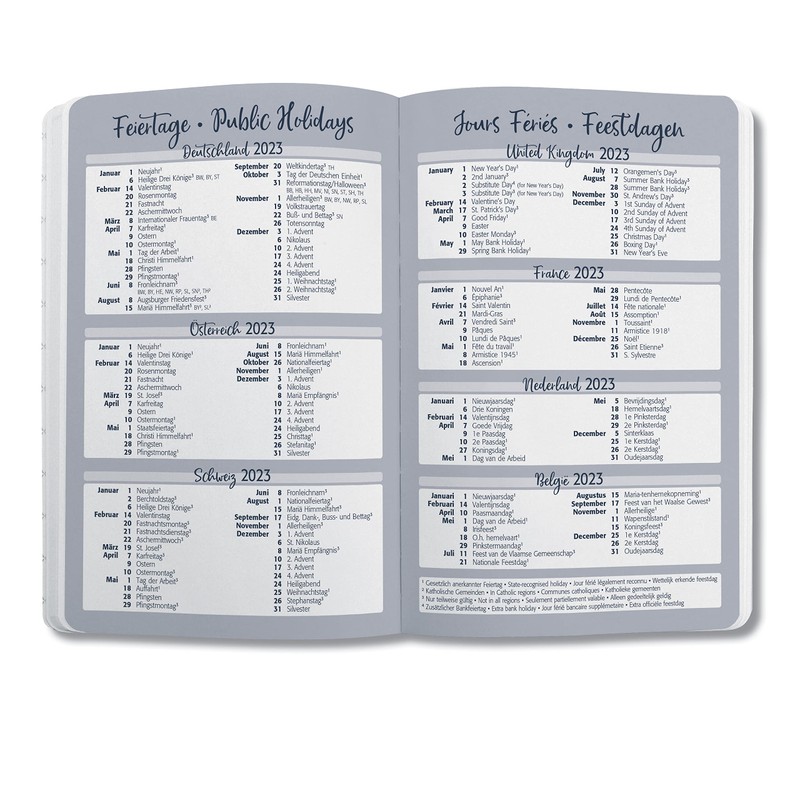 SIGEL J3102 Jolie Weekly diary 2023 - hardcover - 9,5