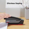 Staples One-Touch Desktop Stapler, 20 Sheet Capacity, Gray/Black/Red, 2/Pack (ST44425/44425VS)