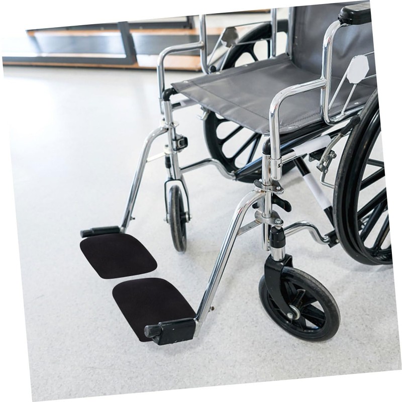 Ipetboom Wheelchair Footrest Covers for Seniors 4 Pack Protective Footrest
