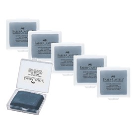 Faber Castell Art Eraser Grey Kneading Rubber for Artists Economy Pack of 6