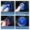 Youzzei Mazda Start Stop Button Cover, Car Engine Start Stop