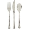 Unique Industries Silver Premium Plastic Cutlery 3pcs 6CT