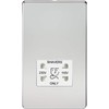 Knightsbridge SF8900PCW Screwless Dual Voltage Shaver Socket in Polished Chrome