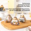 100-Pack Onigiri Wrappers with Stickers - Food Grade Plastic Musubi