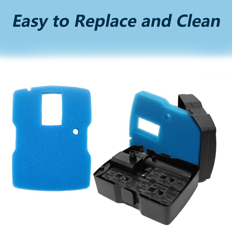 XZGm Replacement Pond Filter Pad Blue Sponge Filter Media Pads