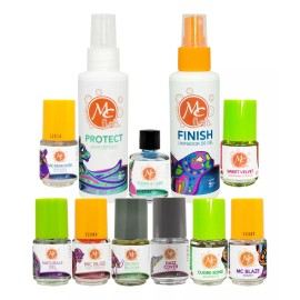 Mc Nails Kit De Basicos Para Manicura Uñas Acrilicas Y Gel , Mc Nails