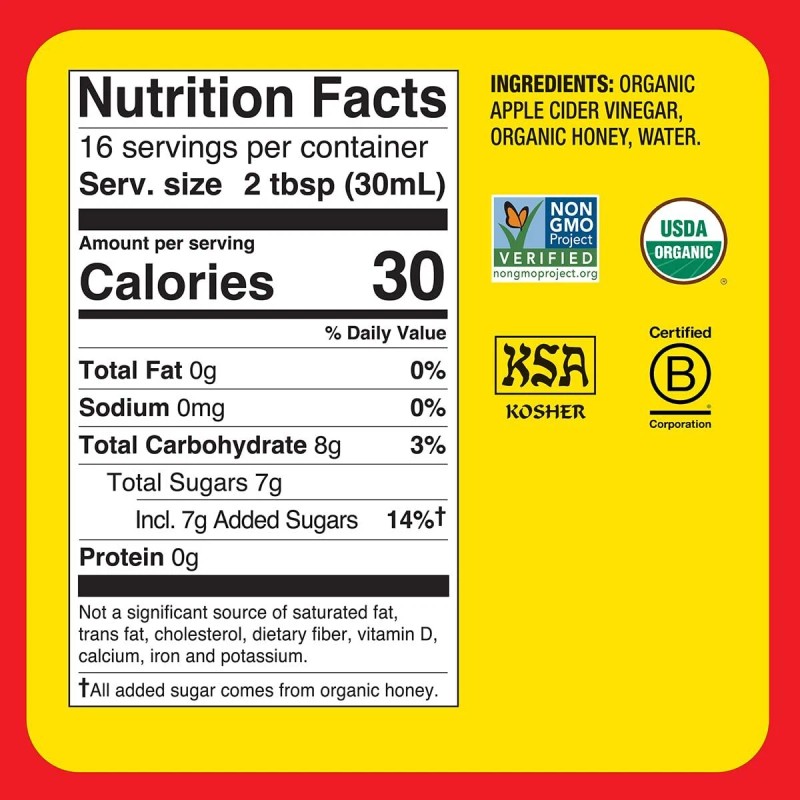 Bragg Organic Apple Cider Vinegar with Mother 16 Fl Oz