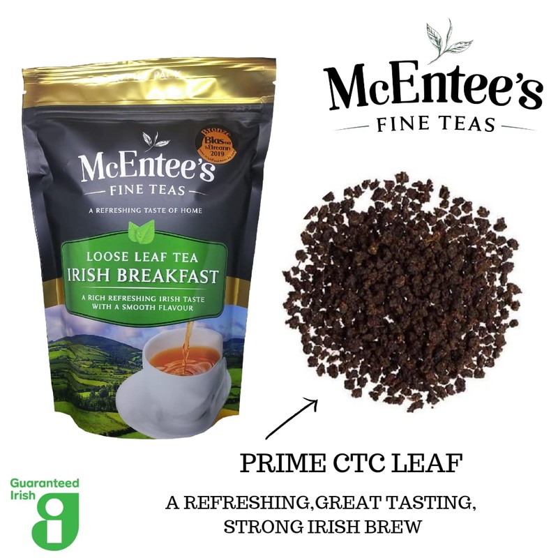 McEntee's Irish Breakfast Tea - 250g Refill Bag - Expertly