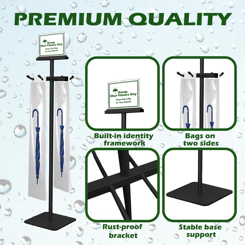 Montex Umbrella Bag Stand, Umbrella Holder Stand with Free 200