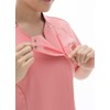 Medical Women's Scrubs Coral Pink Size: LL ML-5362 Nagi Laven
