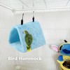 KooingTech Parrot Bed, Hanging Budgie Nesting Box, Plush Hammock for