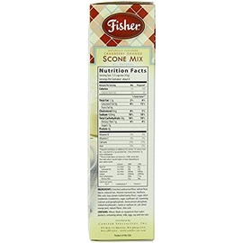Fisher All Natural Cranberry Orange Scone Mix, 12 Ounces, Pack of 3