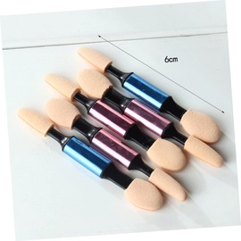 minkissy Professional Eyeshadow Brush Set 10pcs Dual Sided Makeup Brush for Beginners Comfortable Foam Tips No Scratch Long Lasting
