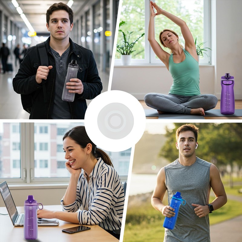 Replacement Leak Stoppers Compatible with Pogo Water Bottle 32oz and