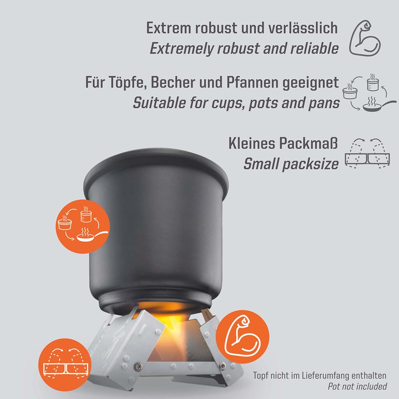 Esbit Pocket Stove - Made in Germany