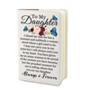 PLITI To My Daughter Inspirational Journal Notebook From Mom Dad