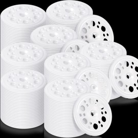 Taiyin 800 Pcs 1.77 Inch/ 45 mm Plastic Washers Foam Board Insulation Load Spreading Polypropylene Washers for Fixing and Supporting Rigid Foam Spreading for Screws Nail