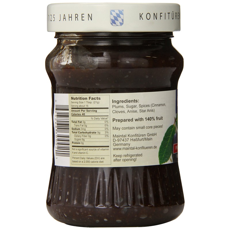 Maintal Premium Plum Butter, 12 Ounce