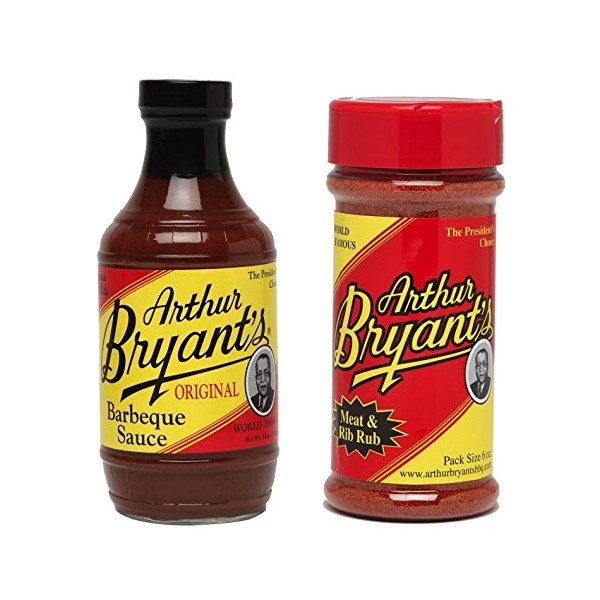Arthur Bryants Barbeque Sauce / Meat & Rib Rub Combo Pack