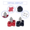 JIQI 2Pcs Bus Bar Terminal Block 5/16" Single Stud Battery