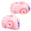 Kids Music Camera Pink Cute Adjustable Puzzle Kids Cartoon Projection