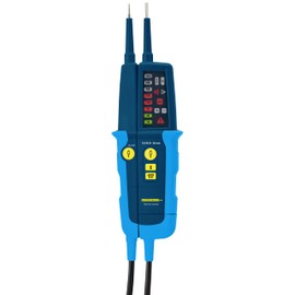 Kopp Voltage and Continuity Tester, LED Display, 12-1000 V AC/DC, 30 mA FI Test + Rotating Field Display, CAT III 1000 V/CAT IV 600 V, 324270019