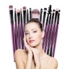 Lurrose Juego de 15 Brochas de Maquillaje y Uso Profesional