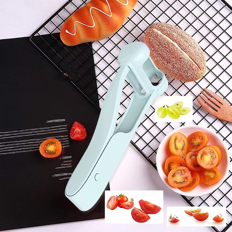 GWAWG Grape Cutter for Toddlers,Grape Slicer,Cherry Tomato Slicer Kitchen Gadget,Creative
