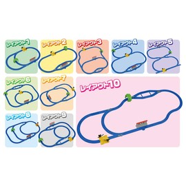 Takara Tomy PLARAIL TAKARA TOMY "Plarail 10 Layouts! Basic Rail Set, Train, Toy, Ages 3 and Up, Passed Toy Safety Standards, ST Mark Certified