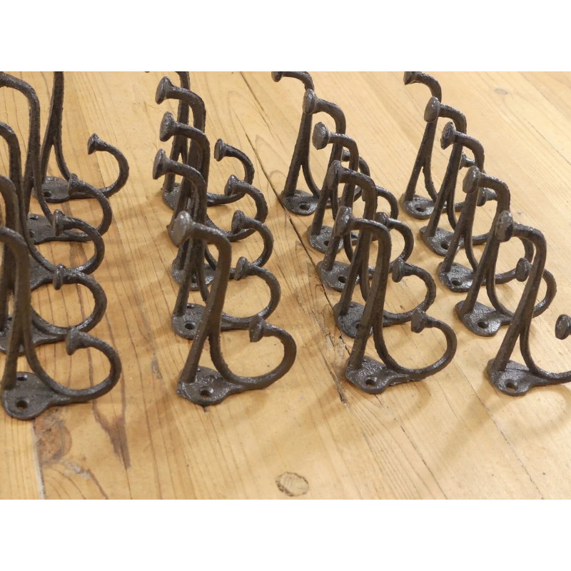 MIDWEST CRAFT HOUSE 25 Rustic Cast Iron Coat Hat Wall