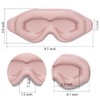 Sleep Mask 100% Light Blocking Eye Mask for Sleeping 3D