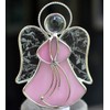 Stained Glass Angel Night Light Decorative Accent Lite Wall Plug