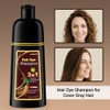 Champú Herbal 3 En 1 Para Cobertura De Cabello Gris