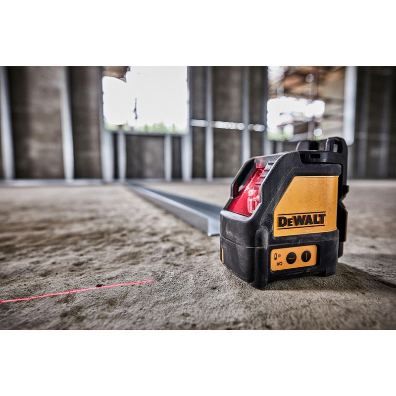 DEWALT Line Laser, Self-Leveling, Cross Line, Red Beam (DW088K)