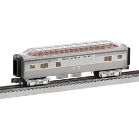 Lionel Santa Fe Full Vista Dome Passenger O Gauge Model Train Car