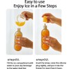 tieedhfu Easy Release Ice Mold Set | Large Size Popsicles