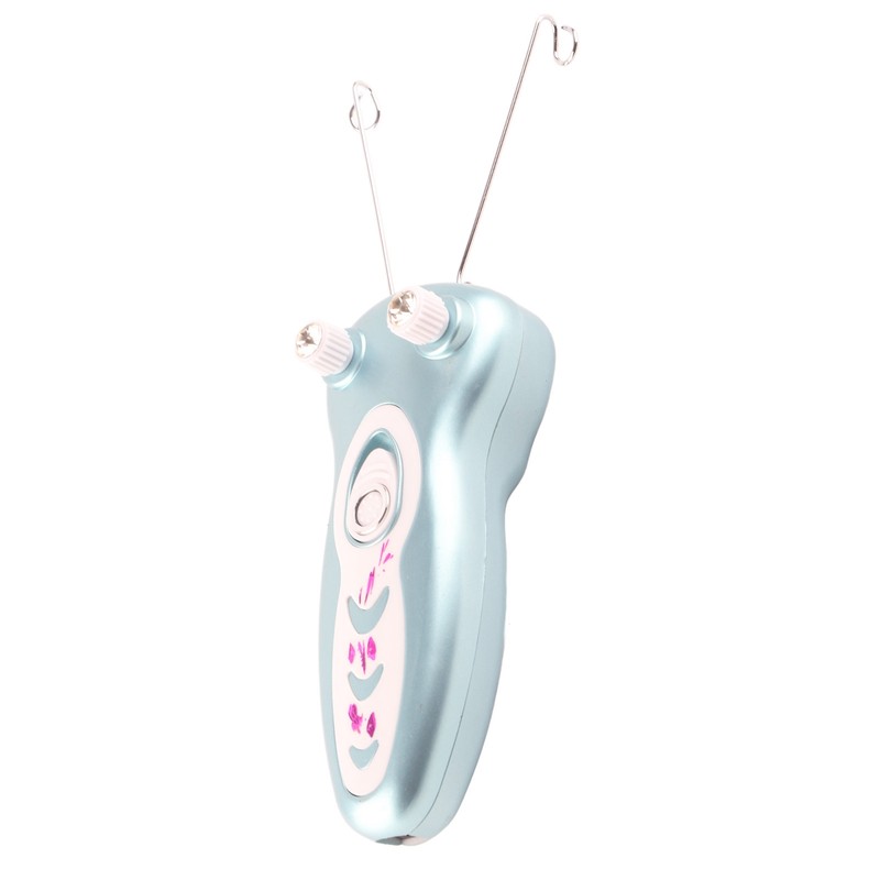 Electric Facial Cotton Threading Epilator Rechargeable Cordless LED Lighting Threading
