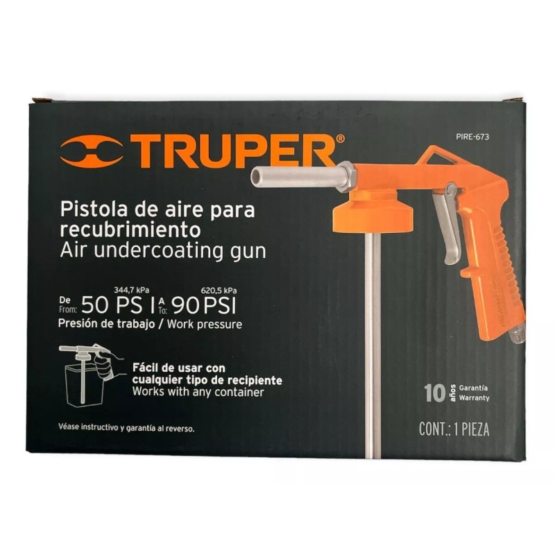Truper Pistola Goni Para Recubrimiento De Auto (body) 303 Goni