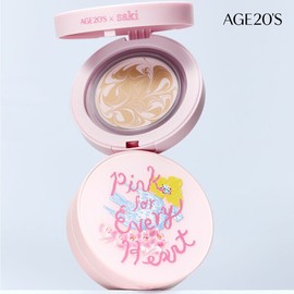 Age 20's (현대Hmall)에이지투웨니스X사키 핑크 포 에브리 하트 에디션 디오리진 에센스팩트(본품1+리필1) (SPF Age 20's X SAKI Pink For Every Heart Edition Diorigin Essence Pact (1 Original + 1 Refill) (SPF)
