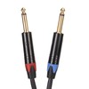 Dual 1/4 Inch to XLR Male Y Splitter Cable XLR
