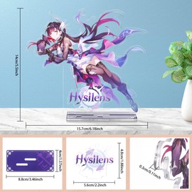 Honkai Star Rail HD Large Format Display Stand Premium Anime Acrylic Figure for Collectors (Hysilens)