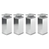 ATM® Adjustable Furniture Feet Set of 4 Height Adjustable Aluminium