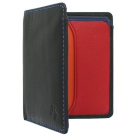 VISCONTI Spectrum Collection Alder Leather Wallet with RFID and Tap and Go SP60 Black/Hawaii