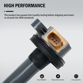 Set of 6 Ignition Coils and Spark Plugs Fit for Ford F150 Expedition Explorer Flex Taurus Transit Replaces UF646, BL3Z-12029-C