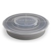 Twistshake Baby Plate with Airtight Lid| Pastel Grey